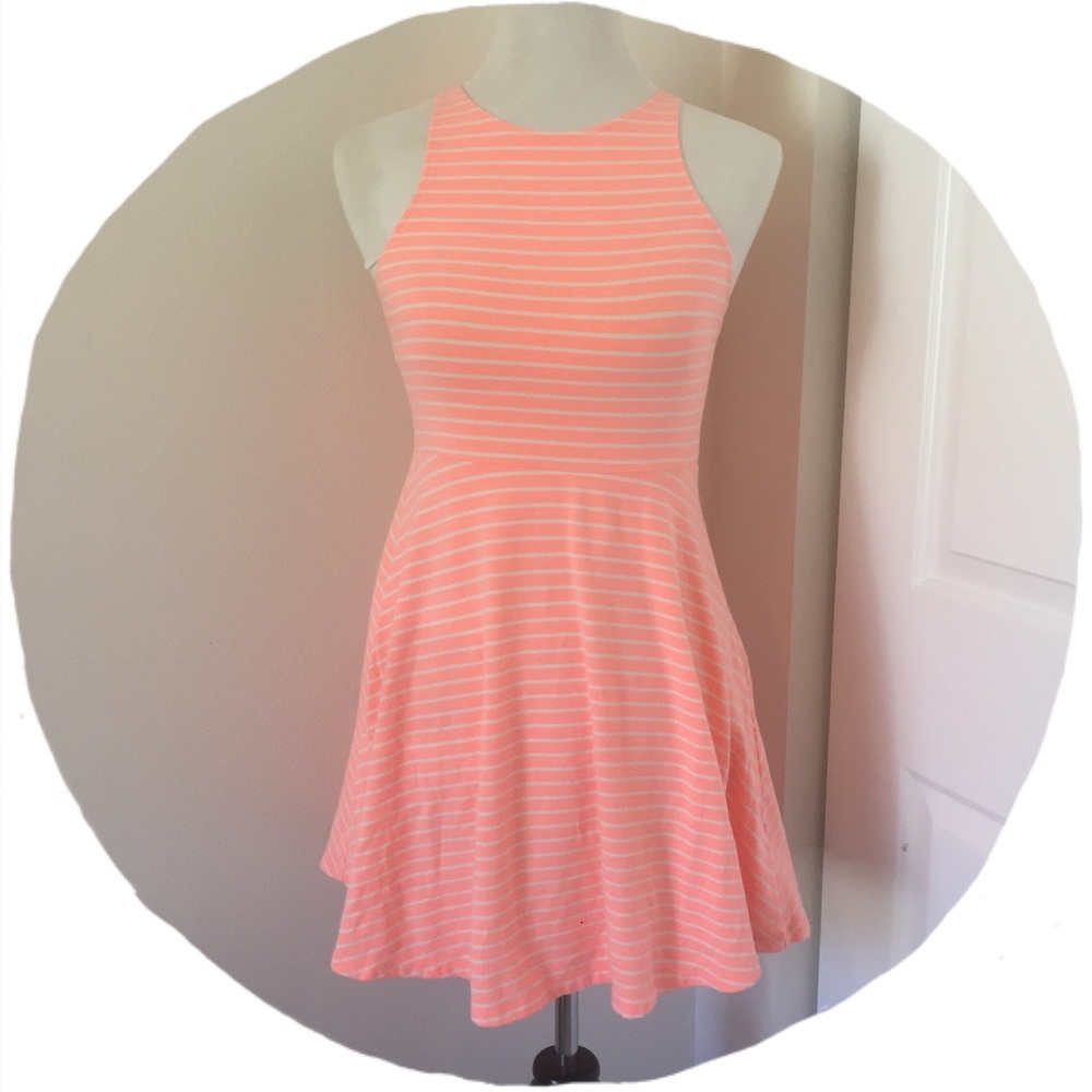 F21 Neon Skater Dress